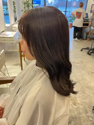 ロング 💖ASUKA 💜/透明感カラーのヘアスタイル