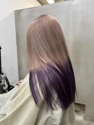 セミロング カラー 中園康 /カラー/ブリーチのヘアスタイル
