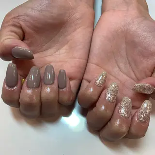 ネイル ネイルリボン 受付スタッフのネイルデザイン