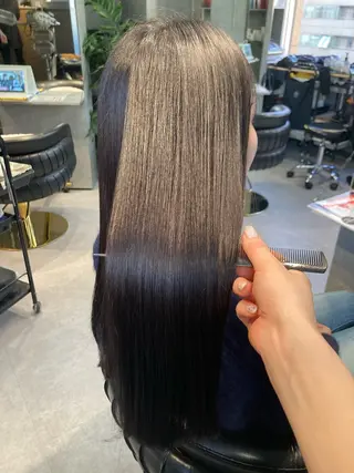 ロング 髪質改善☺︎縮毛矯正 ふじい まりんのヘアスタイル