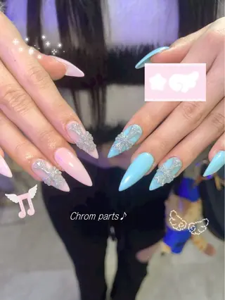 ネイル coco.nail/ y2k/ワンホンのネイルデザイン