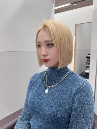 ショート カラー 渋谷/ボブ×髪質改善 輝来のヘアスタイル