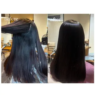 ロング 名嘉 穂乃花のヘアスタイル