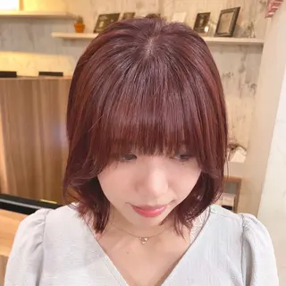 ショート カラー shiori/暖色/ レイヤー/似合わせのヘアスタイル