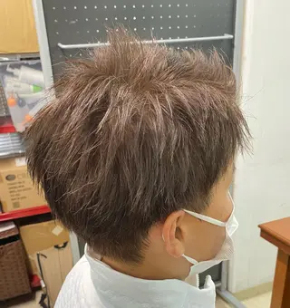 カラー メンズ メンズ専門/阿部修士 カットモデル募集中のヘアスタイル