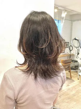 ミディアム カラー 前田 裕介のヘアスタイル