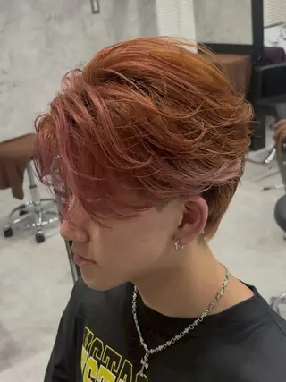 カラー パーマ メンズ 金子 遥人のヘアスタイル