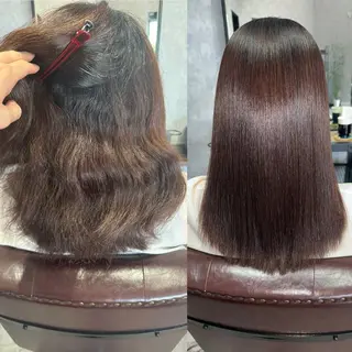 セミロング 堀越一弘 髪質改善ヘアケア特化のヘアスタイル