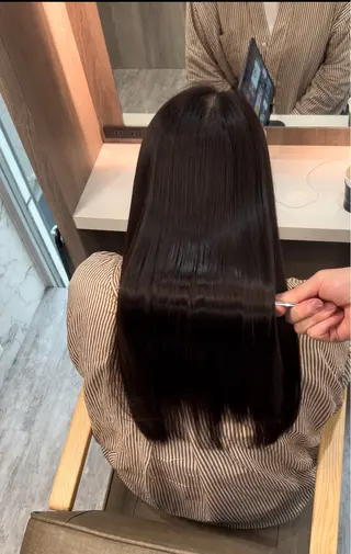 ロング 広島No.1美髪矯正 髪質改善/河村総一郎のヘアスタイル
