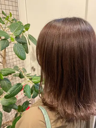 ミディアム カラー ボブ指名No.1 🌼chidaのヘアスタイル