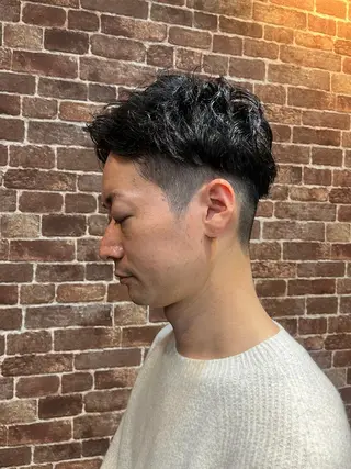 ショート カラー パーマ ヘアアレンジ メンズ キッズ ネイル マツエク・マツパ アイブロウ 久木原 ゆりのヘアスタイル