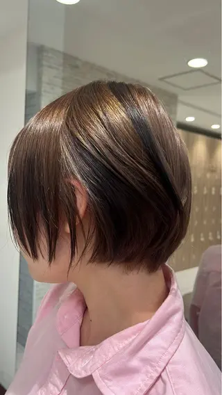 ショート カラー 艶髪【カラー支持率 No.1】リノ🪐のヘアスタイル