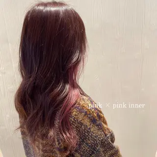 ロング カラー インナーカラー☆ 香西茉奈のヘアスタイル