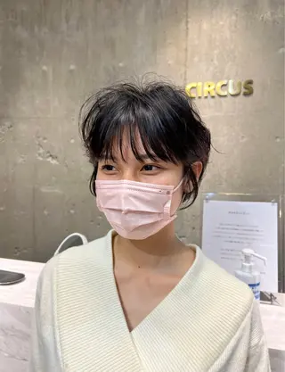ショート パーマ 松井美樹/似合わせ ガーリー・韓国のヘアスタイル