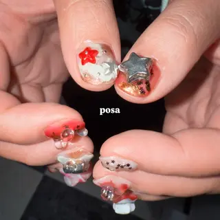 ネイル posa nail モエミのネイルデザイン