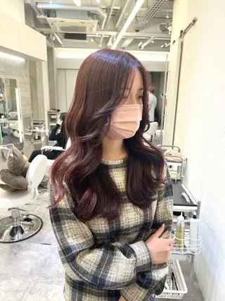 ロング カラー ヘアアレンジ 髪質改善/縮毛矯正 鈴木裕介のヘアスタイル