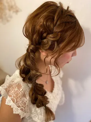 ヘアアレンジ 早朝、日祝セット🉑 TSUBASAのヘアスタイル