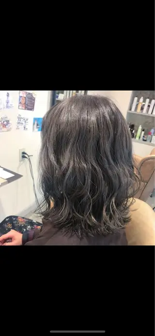 ミディアム カラー ヘアアレンジ 韓国♡ハイライト ♡YURIのヘアスタイル