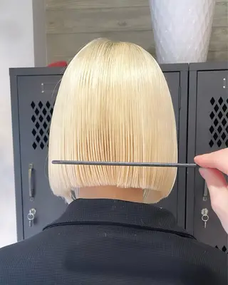 ミディアム カラー 色落ち綺麗透明感カラ /ボブ/ナカツヒカルのヘアスタイル
