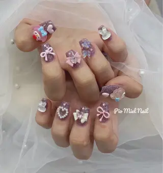 ネイル HANA 長さだしのネイルデザイン