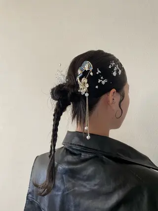 🧸顔周りカット /透明感🎀のヘアスタイル