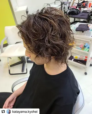 ミディアム カラー メンズ 🩷Eny terrace🩷のヘアスタイル