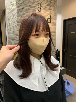 ミディアム カラー ⭐️似合わせカットN o.1✨️けいとのヘアスタイル