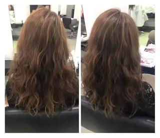 ロング カラー ヘアアレンジ 烏山 達也のヘアスタイル