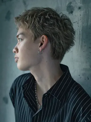 ショート パーマ メンズ シークバイベル所属・【スタイリスト】千葉 悠‪✂︎‬のヘアスタイル