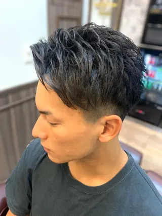メンズ フリーランス理美容師 いさかのヘアスタイル