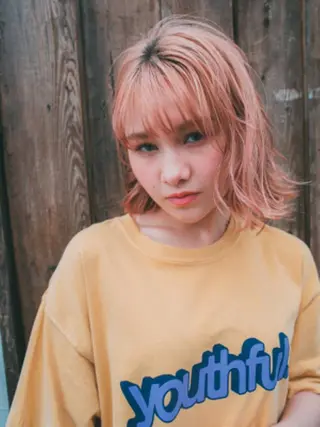 ミディアム カラー パーマ 髪質改善✨艶髪✨ 古寺隆佑のヘアスタイル