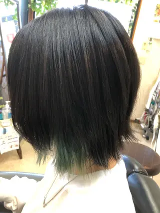 ミディアム 石塚 浩のヘアスタイル
