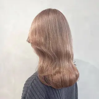 ミディアム カラー 🩵ブリーチカラー 🐈MIORI🩵のヘアスタイル