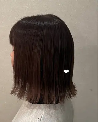 ミディアム 南場 智美のヘアスタイル