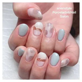 ショート ネイル 👑enen style👑のネイルデザイン