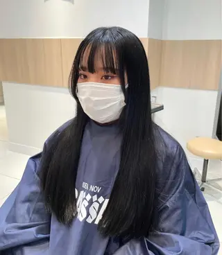 ロング 💗モデルカット 募集中のヘアスタイル