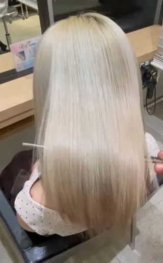 セミロング 片野 愛梨のヘアスタイル