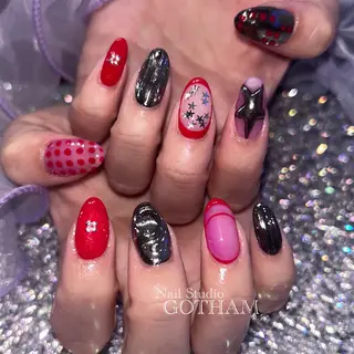 ネイル 高円寺駅からすぐ🌈 ネイルGOTHAMのネイルデザイン