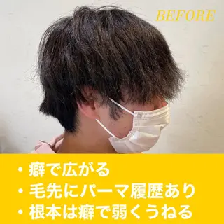 パーマ メンズ 【ニュアンスパーマ】 西岡拓海のヘアスタイル