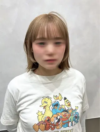 ショート カラー 💖ブリーチなし透明 感💖ASAHIのヘアスタイル