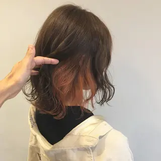 ミディアム 岩瀬 翔太のヘアスタイル