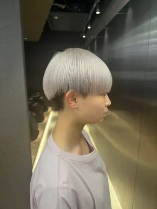 ショート カラー 鈴木/ニュアンス パーマ/メンズのヘアスタイル