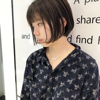 ショート カラー 相川 愛実のヘアスタイル