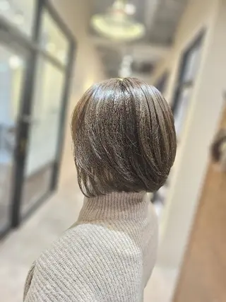 セミロング カラー ヘアアレンジ ✨艶髪✖癒し✨🍀 miyazawaのヘアスタイル