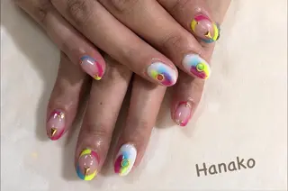 ネイル お絵描きネイル Hanakoのネイルデザイン