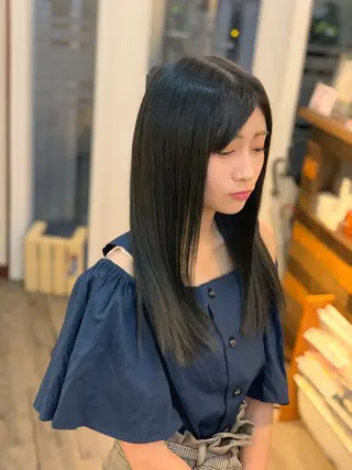 ロング カラー ✂︎中山竜哉✂︎ 川崎スタイリストのヘアスタイル