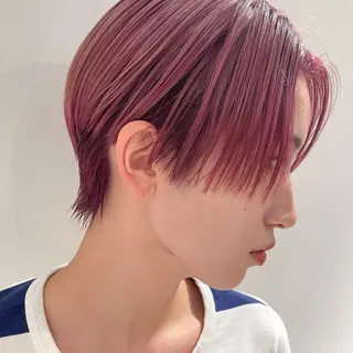 ショート カラー 【吉祥寺】ショート/ レイヤーボブ/ryoのヘアスタイル