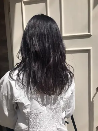 セミロング カラー uru" すずきさゆりのヘアスタイル