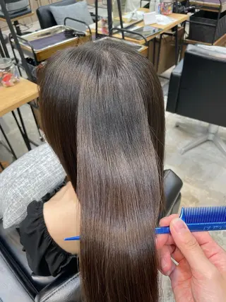 ロング 似合わせカット‪// 鶴我万唯華のヘアスタイル
