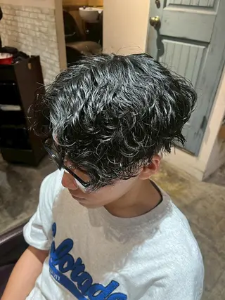 パーマ メンズ メンズカット パーマ特化  清士郎のヘアスタイル